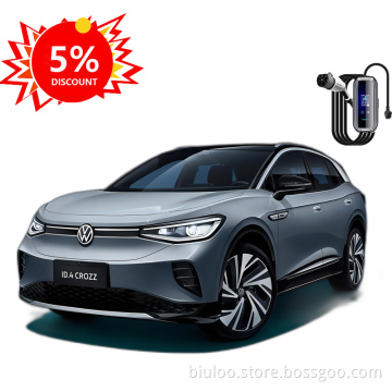 أداء عالي الأداء 5 مقاعد سيارات الدفع الرباعي 6 ID4 Pure+ Prime Lite Pro White Gray عالية السرعة الجديدة EV سيارات البالغات الكهربائية البالغة
